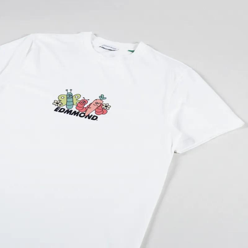 Edmmond Studios Grove T Shirt Plain White-1