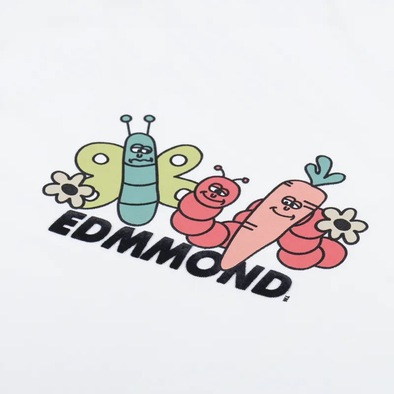 Edmmond Studios Grove T Shirt Plain White-2