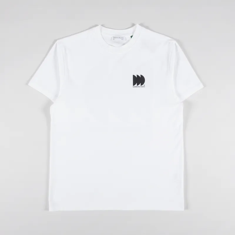 Edmmond Studios Radio Club T Shirt Plain White-1