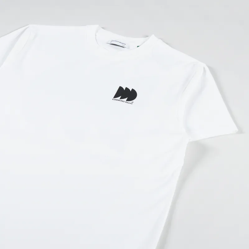 Edmmond Studios Radio Club T Shirt Plain White-3
