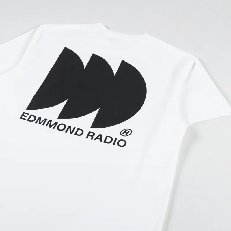 Edmmond Studios Radio Club T Shirt Plain White-2