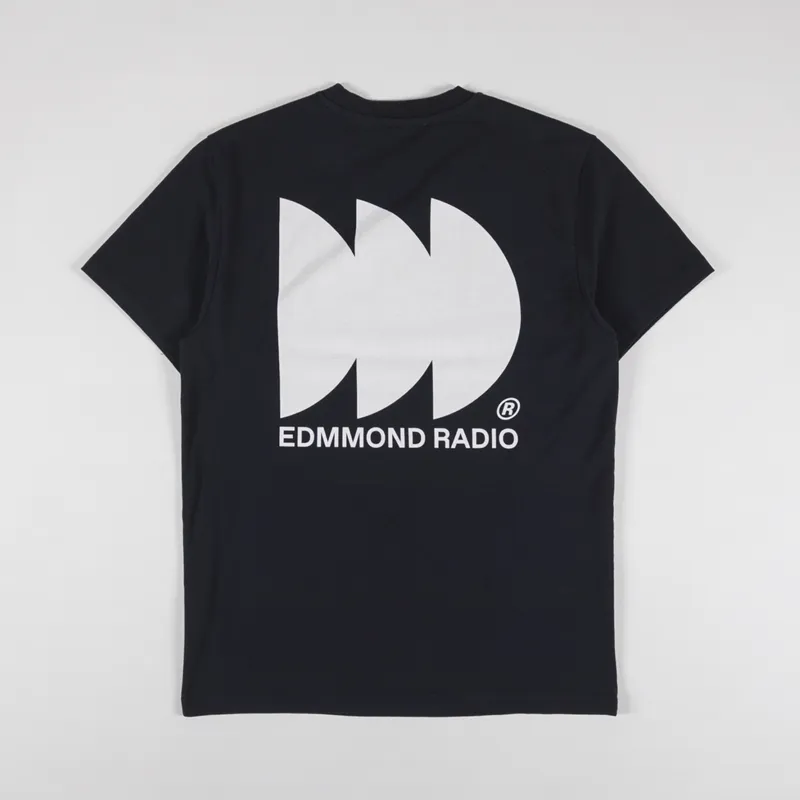 Edmmond Studios Radio Club T Shirt Plain Black