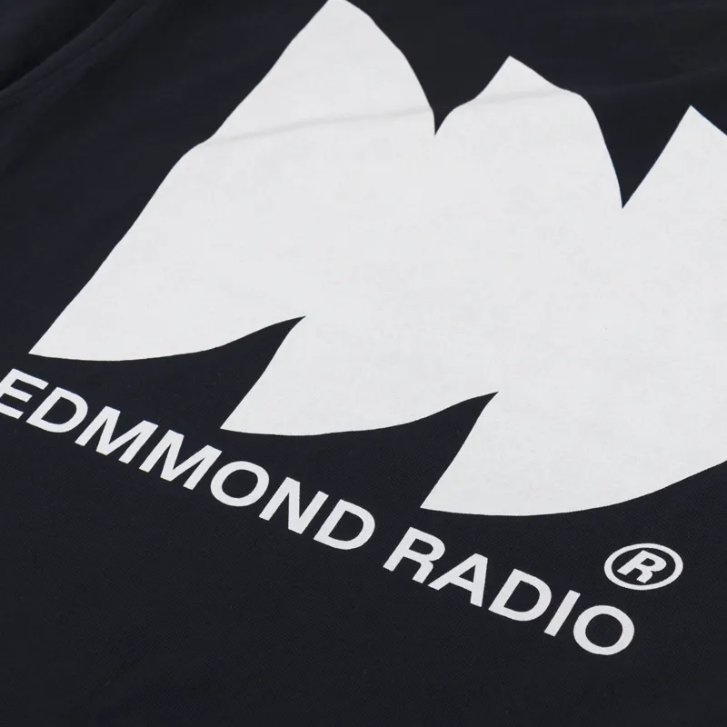 Edmmond Studios Radio Club T Shirt Plain Black-4