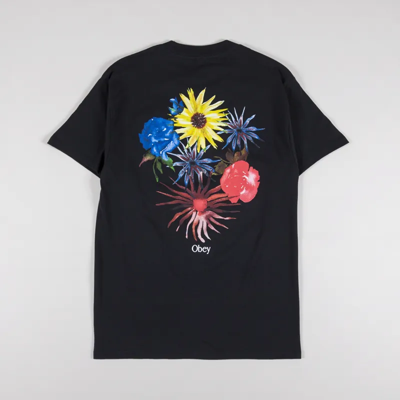 Obey Summer Time T Shirt Black