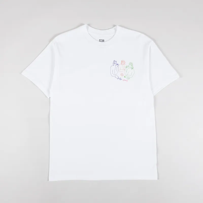 Obey Cup Of Tea T Shirt White-1