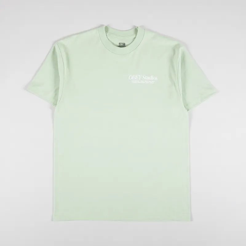 Obey Studios T Shirt Cucumber-1