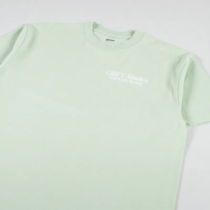 Obey Studios T Shirt Cucumber-3