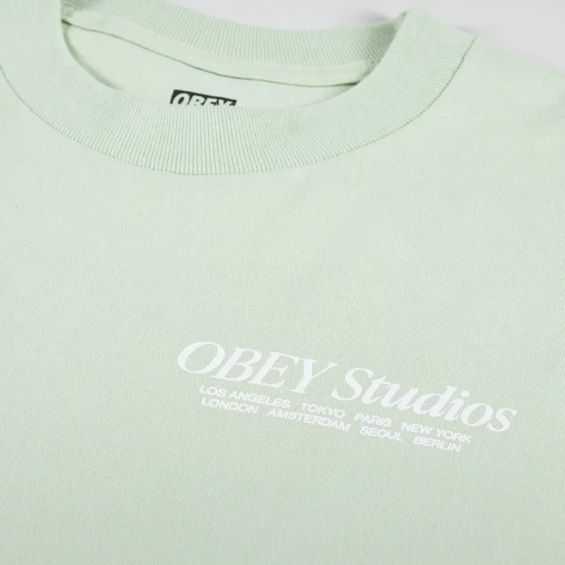 Obey Studios T Shirt Cucumber-5