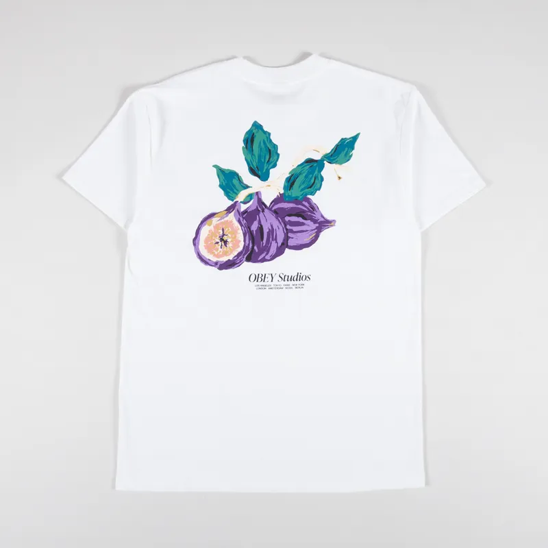 Obey Studios T Shirt White