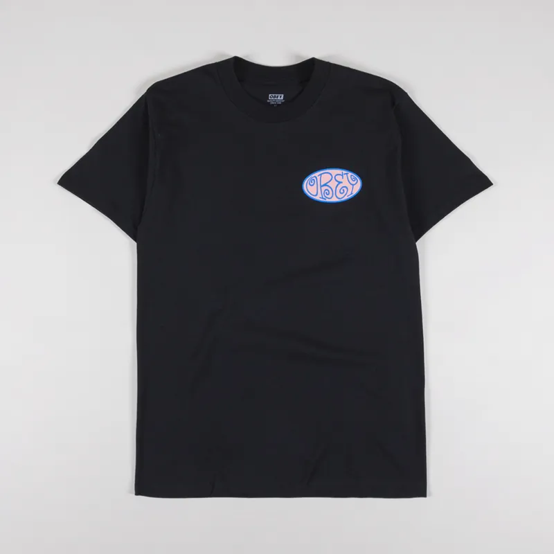Obey Bean T Shirt Black-1