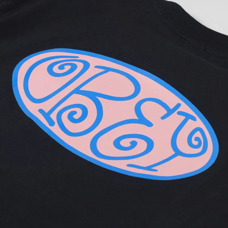 Obey Bean T Shirt Black-4