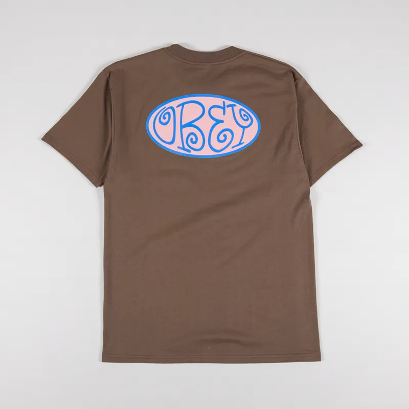 Obey Bean T Shirt Silt