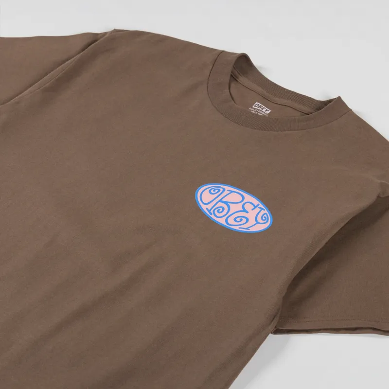 Obey Bean T Shirt Silt-3