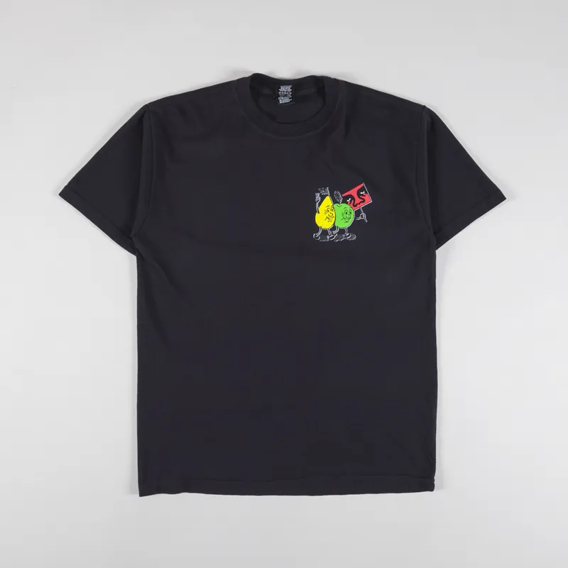 Obey Peaceful Protest T Shirt Vintage Black-1