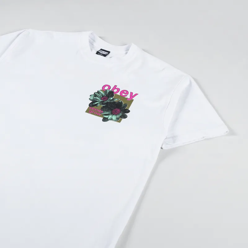 Obey Seeds Grown T Shirt White-3