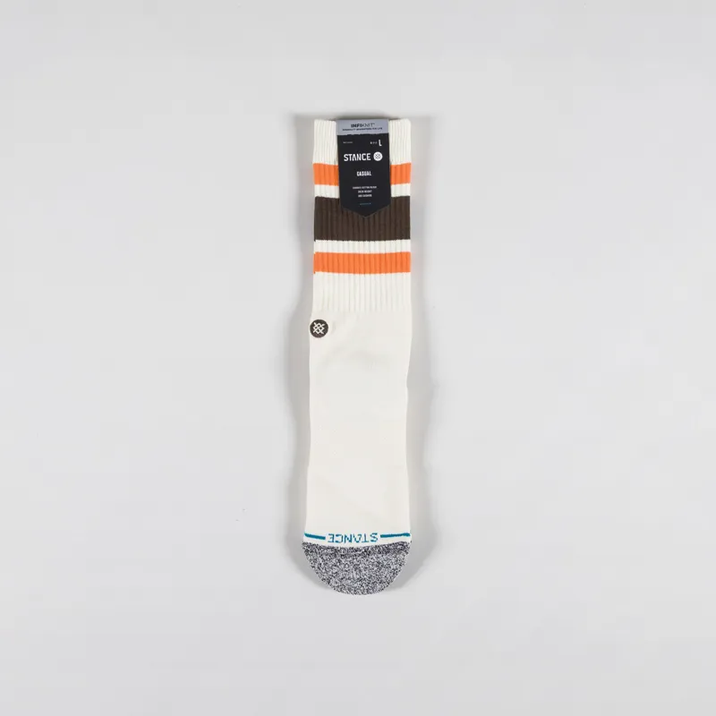 Stance Boyd St Crew Sock Off White