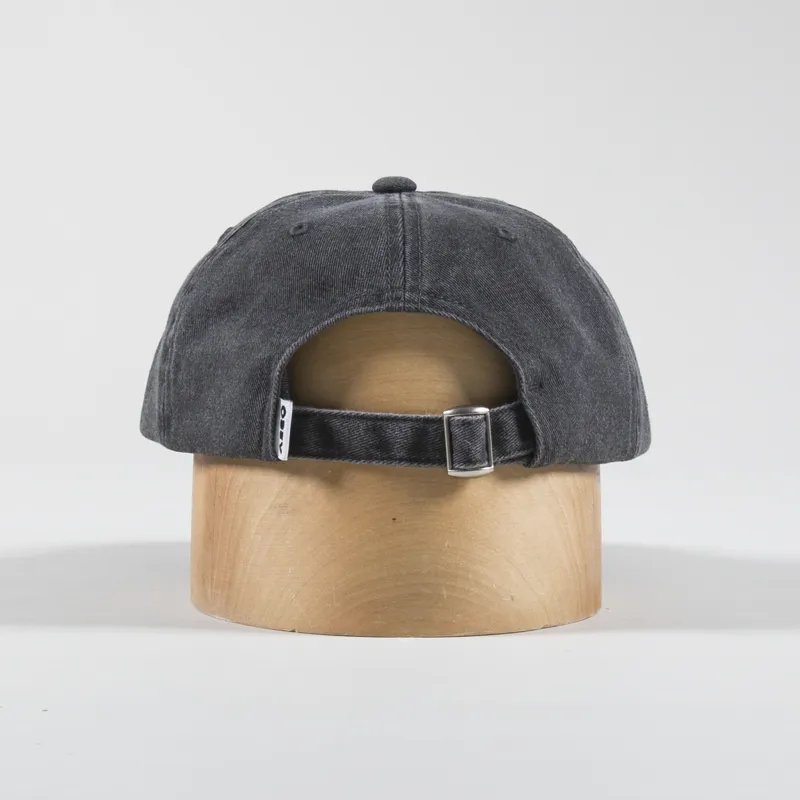 Obey Pigment Lowercase 6 Panel Cap Black-3