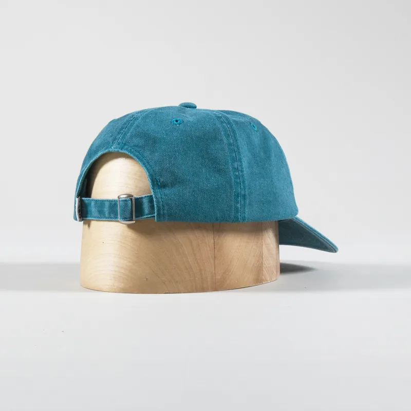 Obey Pigment Lowercase 6 Panel Cap Teal-2