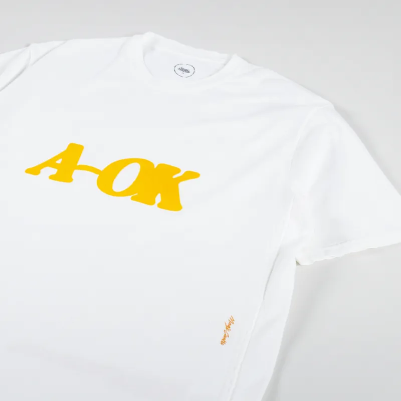 Magic Castles A-OK T Shirt Off White-2