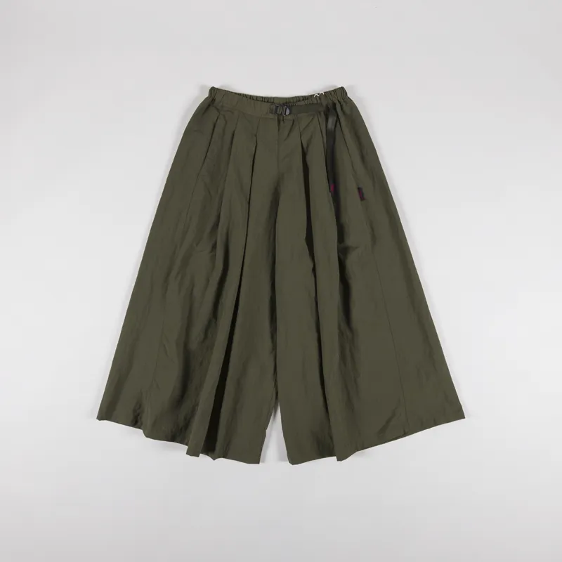Gramicci Womens Nylon Flare Pant Deep Olive
