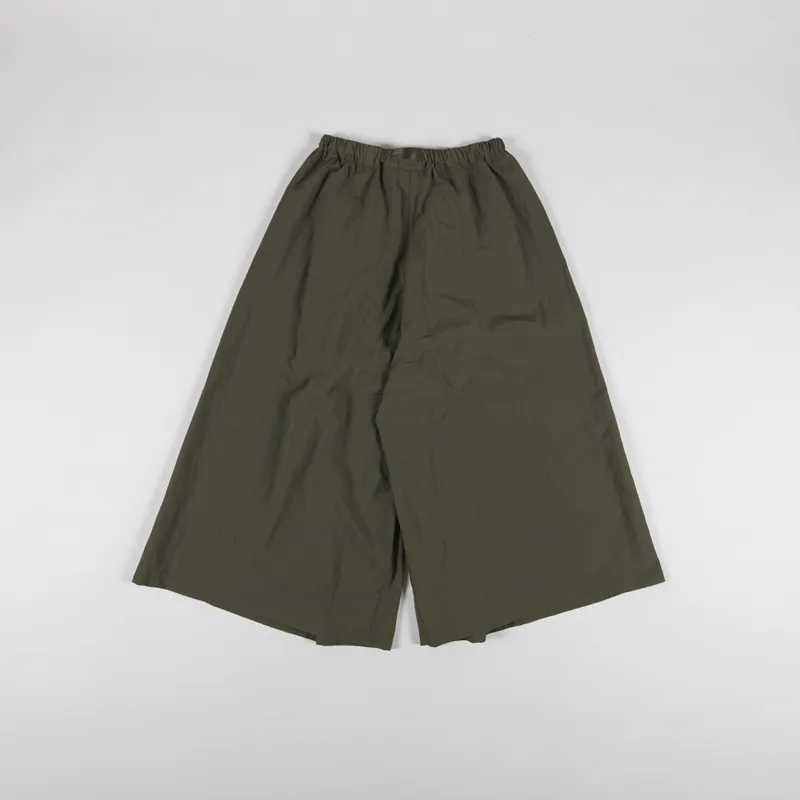 Gramicci Womens Nylon Flare Pant Deep Olive-5
