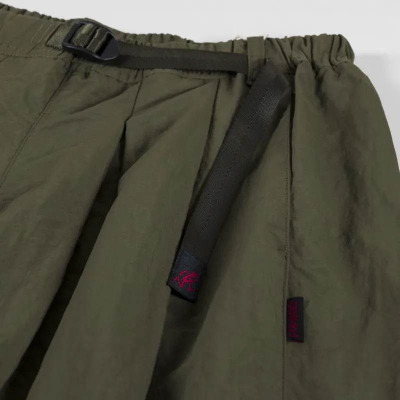 Gramicci Womens Nylon Flare Pant Deep Olive-10