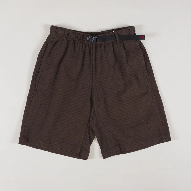 Gramicci OG Micro Plaid Seersucker G-Short Tobacco