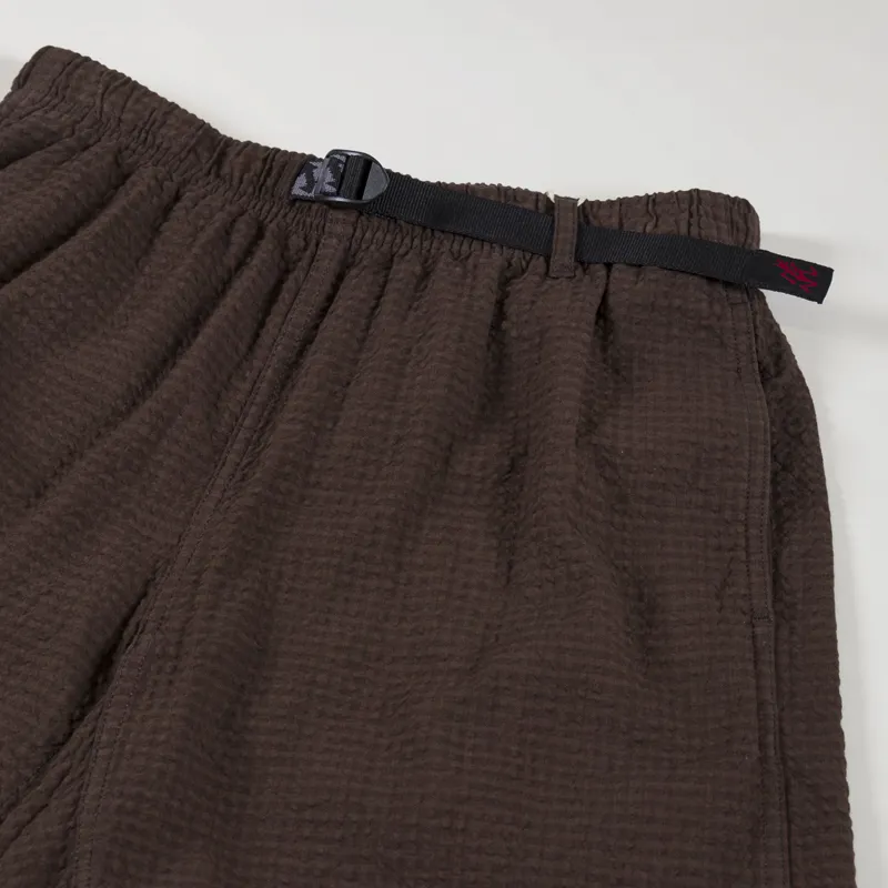 Gramicci OG Micro Plaid Seersucker G-Short Tobacco-4