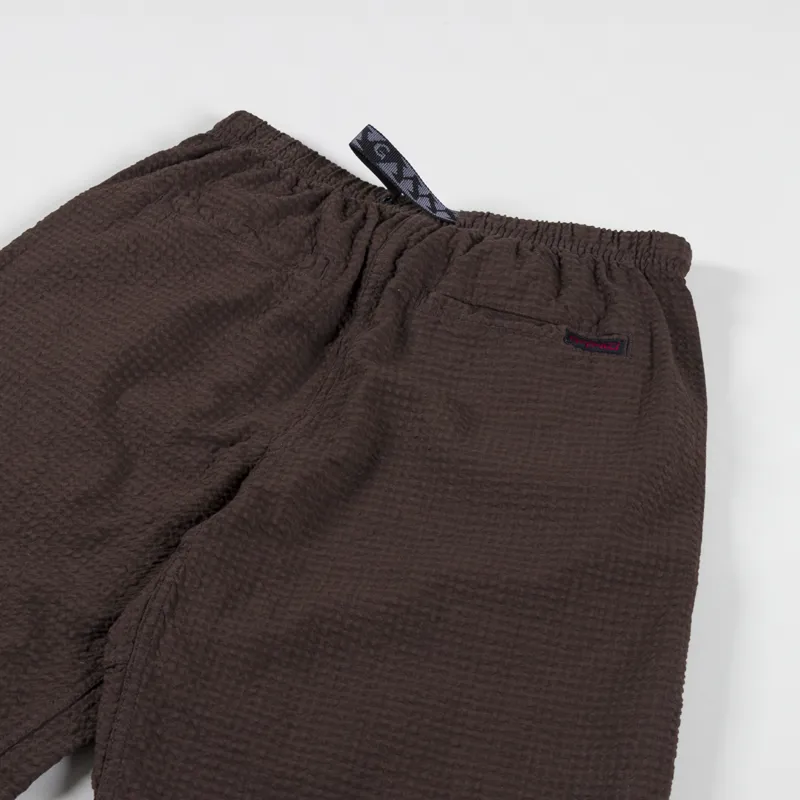 Gramicci OG Micro Plaid Seersucker G-Short Tobacco-2