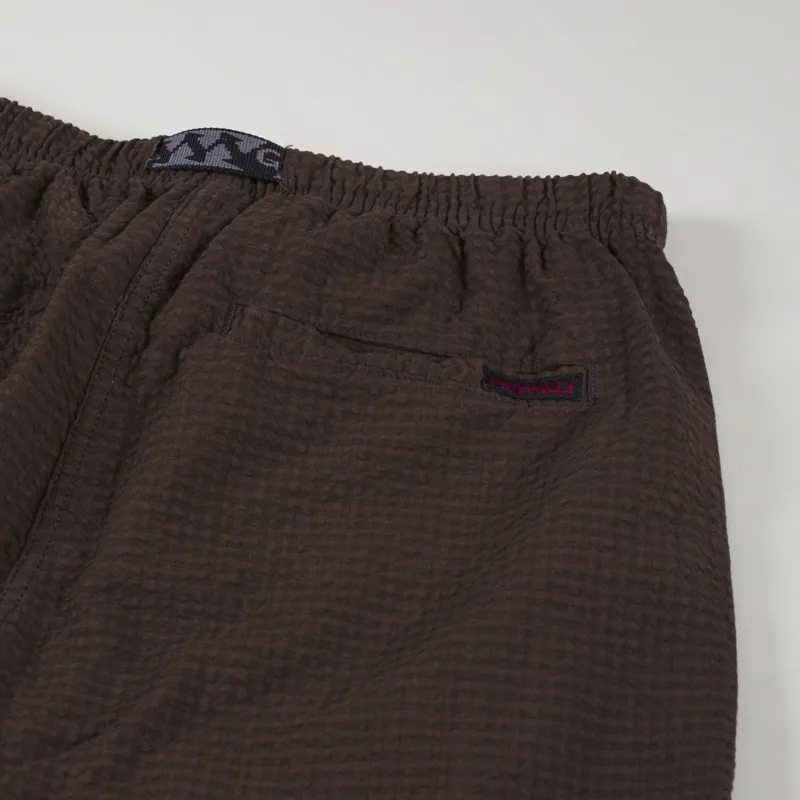 Gramicci OG Micro Plaid Seersucker G-Short Tobacco-5