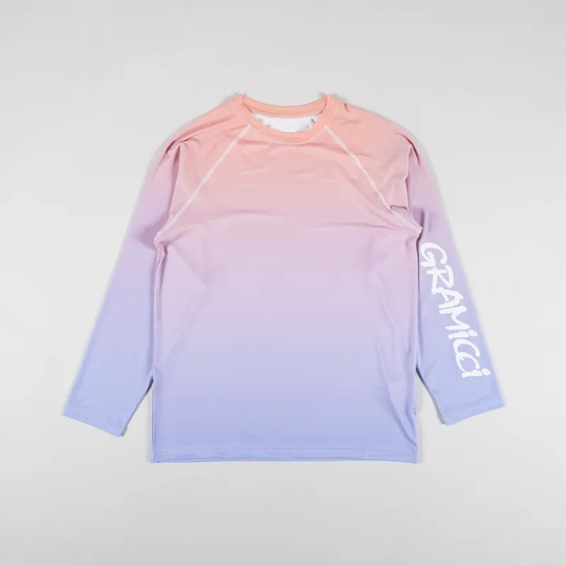 Gramicci Womens UPF-Shield Long Sleeve Top Gradation Blue