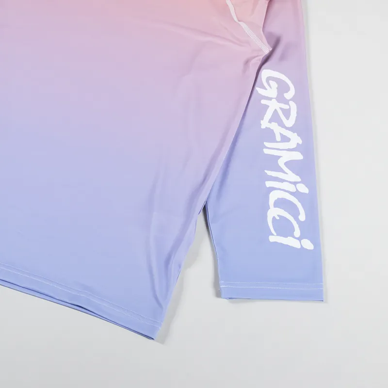 Gramicci Womens UPF-Shield Long Sleeve Top Gradation Blue-8