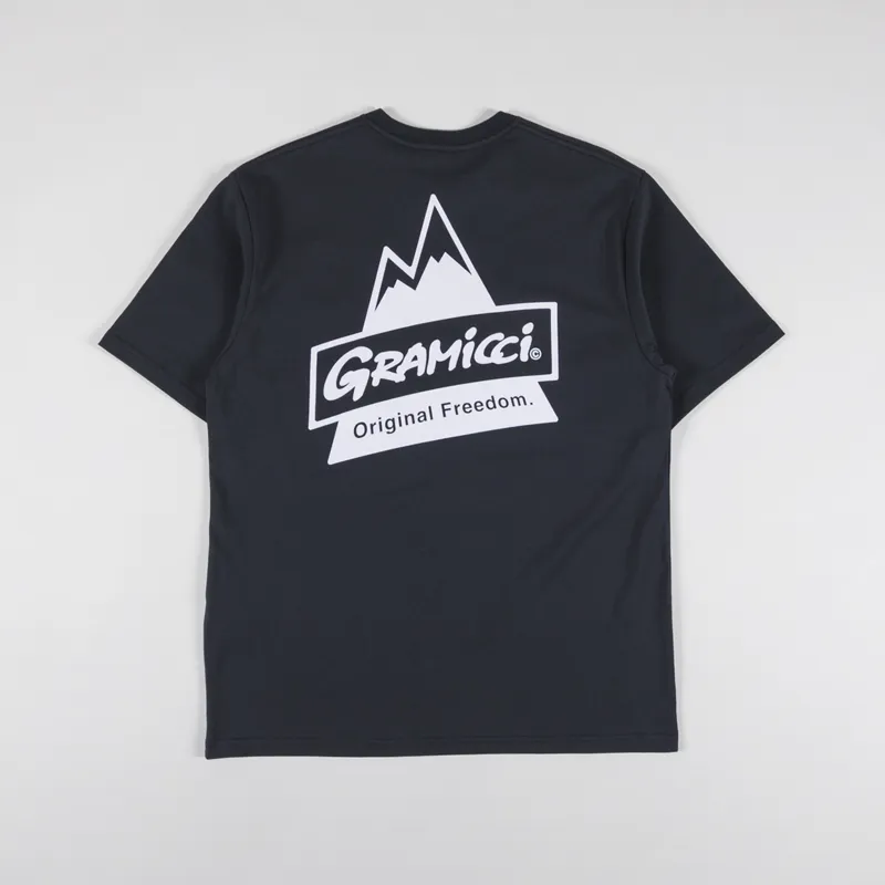 Gramicci Peak T Shirt Vintage Black