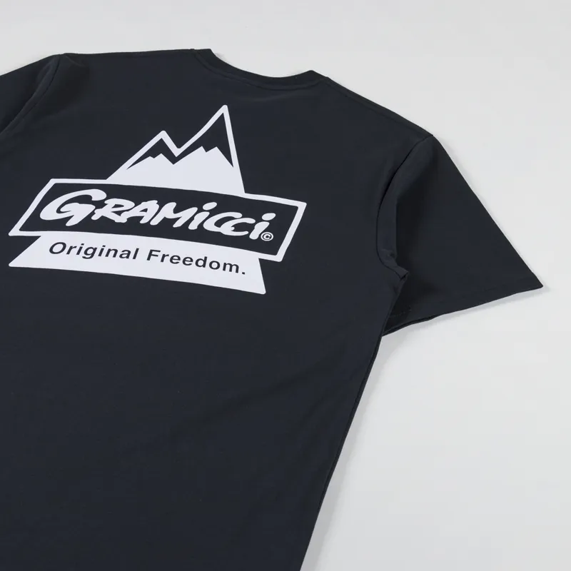Gramicci Peak T Shirt Vintage Black-2