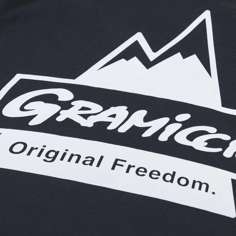 Gramicci Peak T Shirt Vintage Black-4