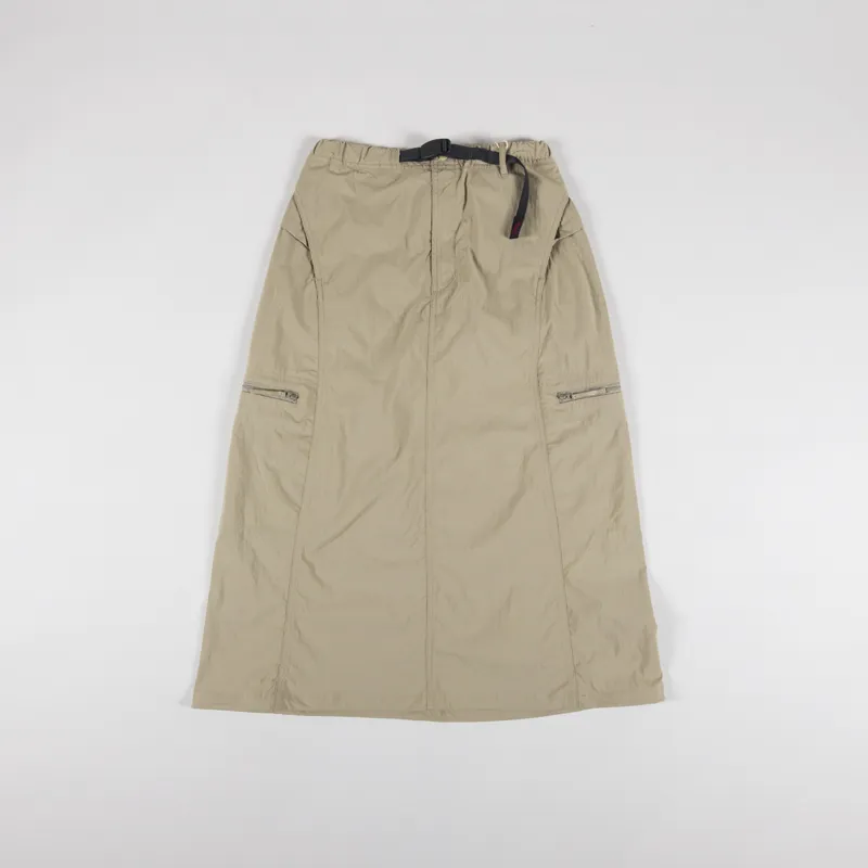 Gramicci Womens Softshell Nylon Skirt Taupe
