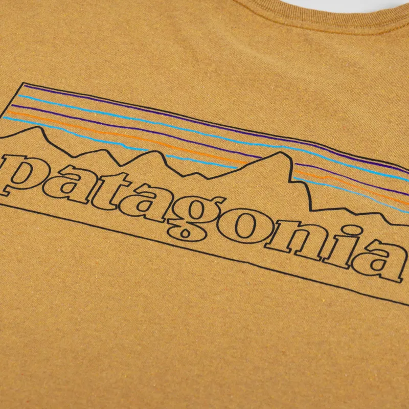 Patagonia P-6 Logo Responsibili-Tee Golden Caramel-4