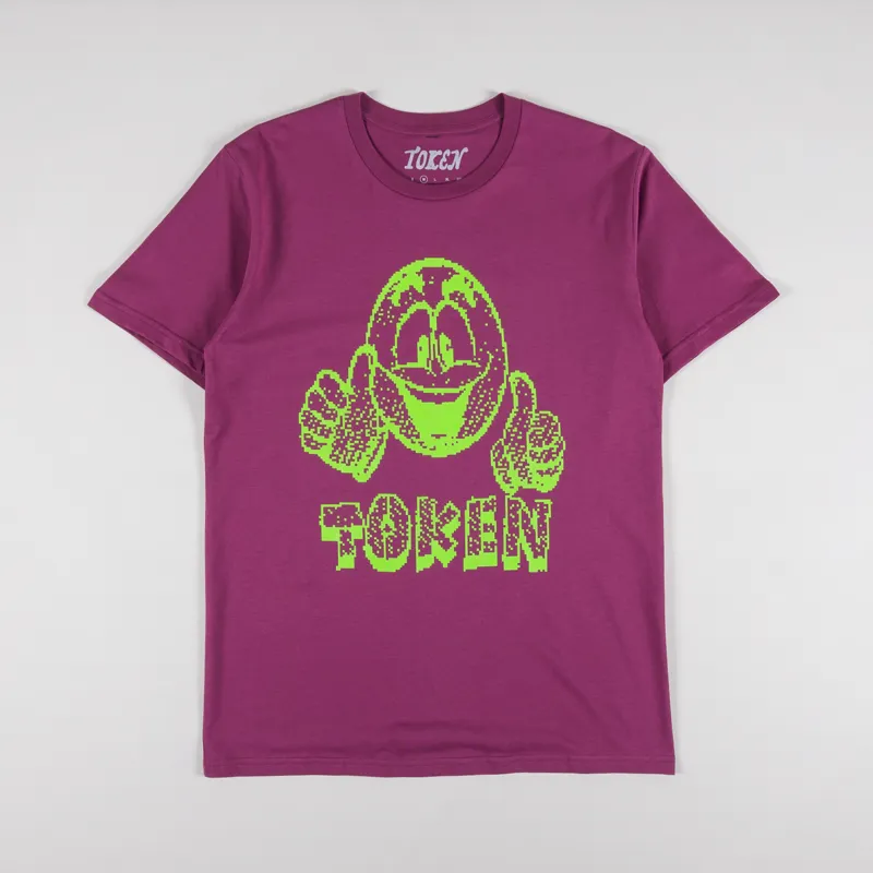 Token Thumbs Up T Shirt Berry