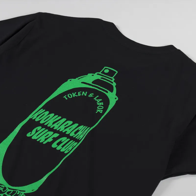 Token Labour Roach T Shirt Black-2