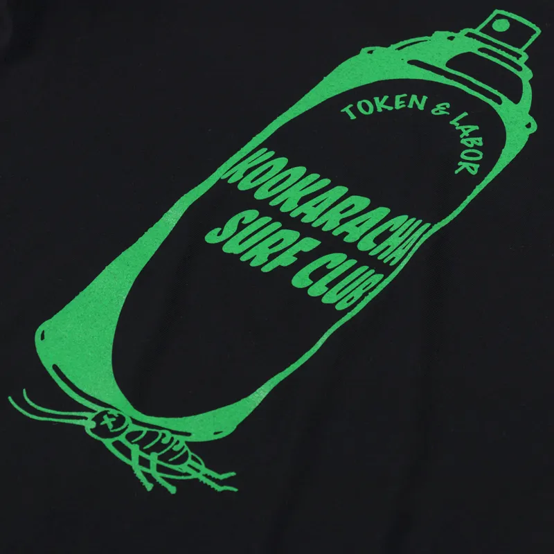Token Labour Roach T Shirt Black-4