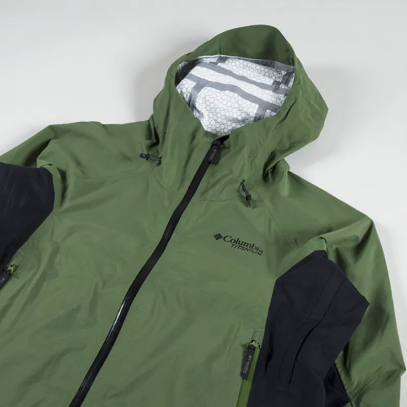 Columbia Mazama Trail Waterproof Jacket Canteen Black-3