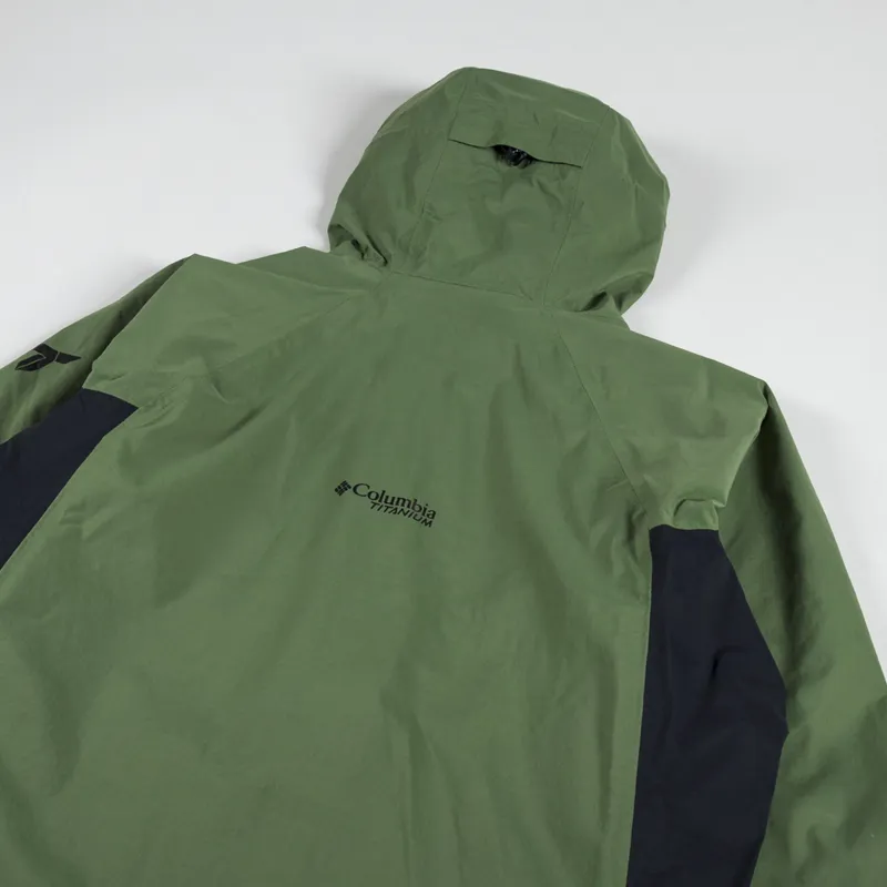 Columbia Mazama Trail Waterproof Jacket Canteen Black-5