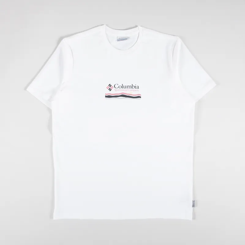 Columbia Explorers Canyon T Shirt White Heritage Hills-1