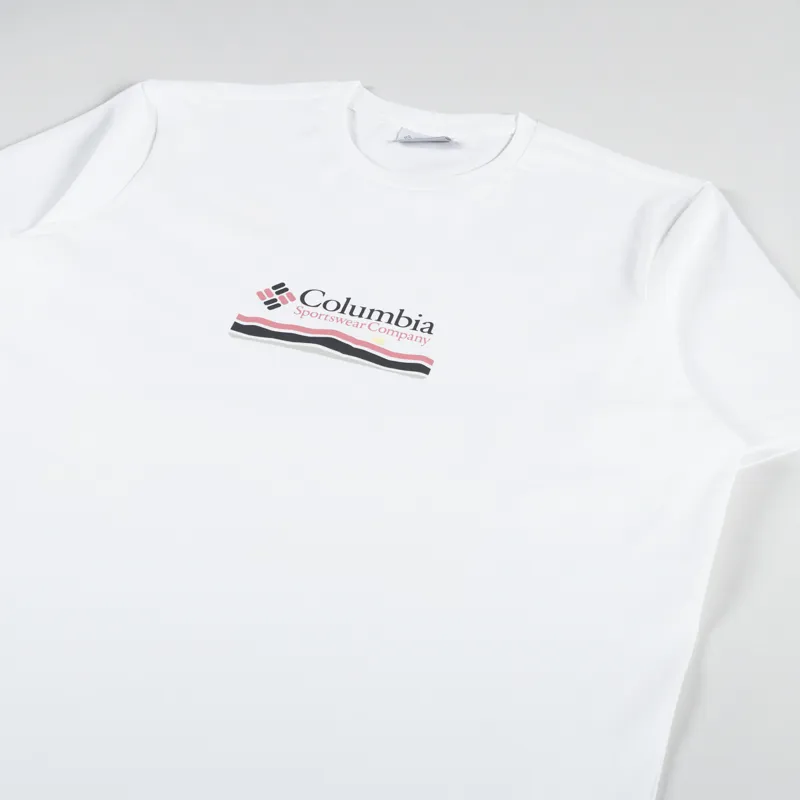 Columbia Explorers Canyon T Shirt White Heritage Hills-3