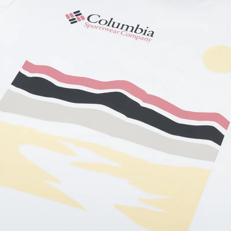 Columbia Explorers Canyon T Shirt White Heritage Hills-4