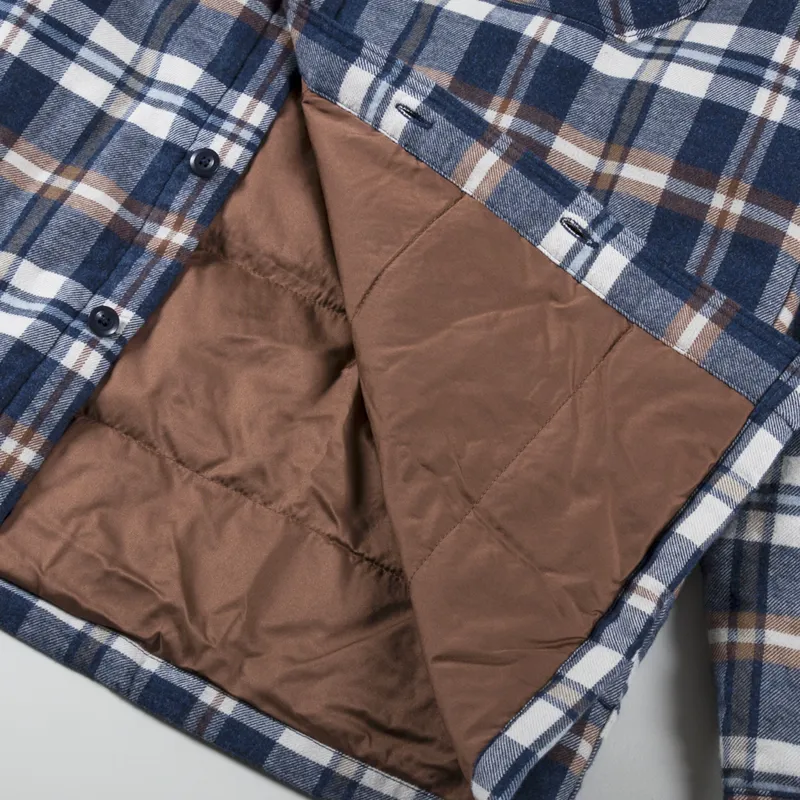 Patagonia Insulated Midweight Fjord Flannel Shirt New Navy-7