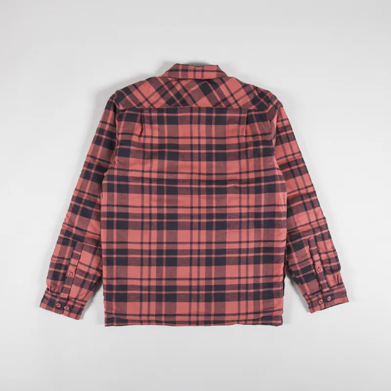 Patagonia Insulated Midweight Fjord Flannel Shirt Burl Red-1