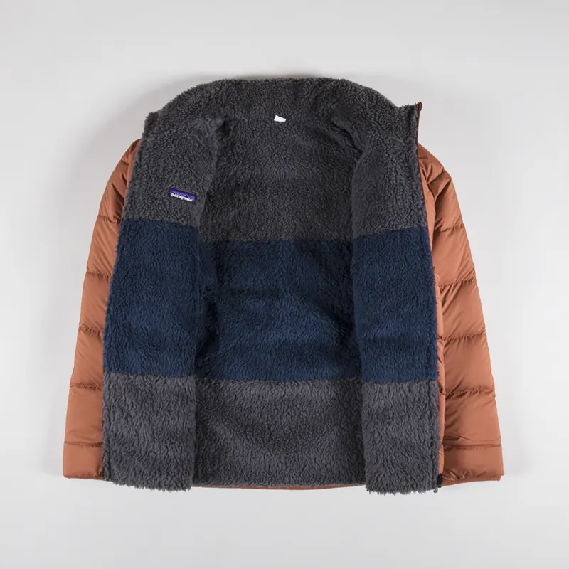 Patagonia Reversible Silent Down Jacket Sisu Brown-2