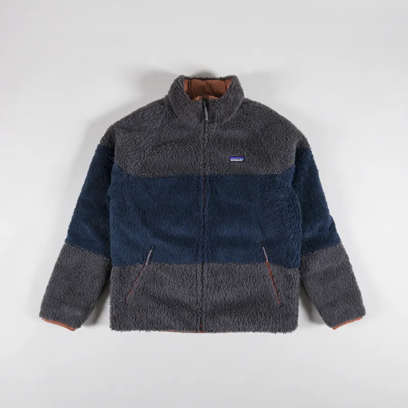 Patagonia Reversible Silent Down Jacket Sisu Brown-1