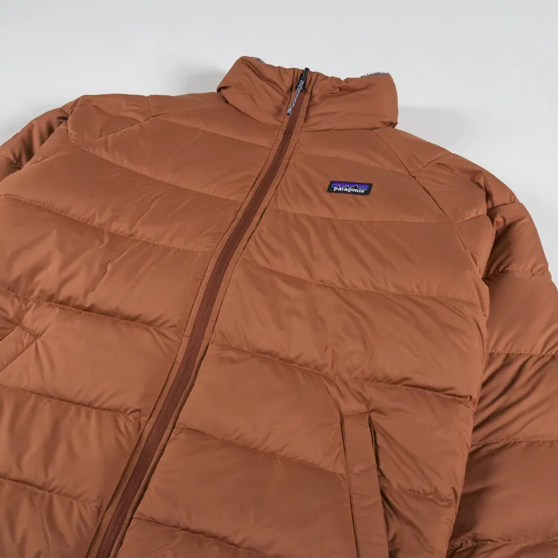 Patagonia Reversible Silent Down Jacket Sisu Brown-4